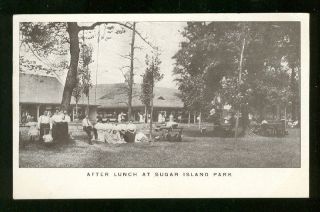 Sugar Island Park Detroit Michigan 1908 E23