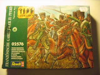 72 Revell Napoleonic French Guard Chasseurs Opened Box RARE