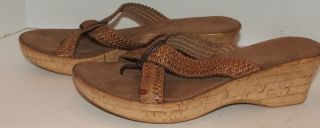 Italian Shoemakers Tan Sandals Size 7