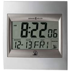 Howard Miller Techtime II LCD 9 1/4 High Desk or Wall Clock
