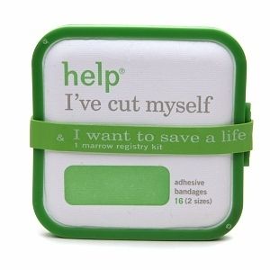 Help Ive Cut myself want to save a life marrow registry Kit 16