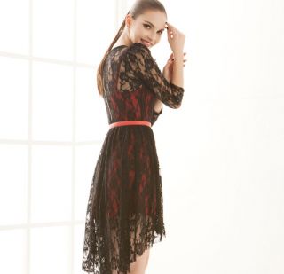 New Style Sexy Lace Two Piece Dresses for Women 3 Colors