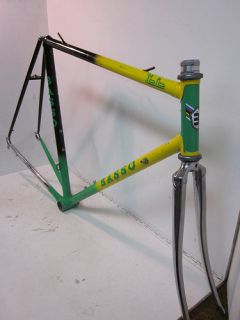  Italian Road Bike Bicycle Lugged Steel Frame Set Italy 55cm