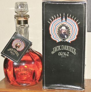 Jack Daniels Inaugural Decanter Full Never Opened w Original Box Hang