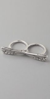 Elizabeth and James Puck's Garden Dragonfly Double Finger Ring