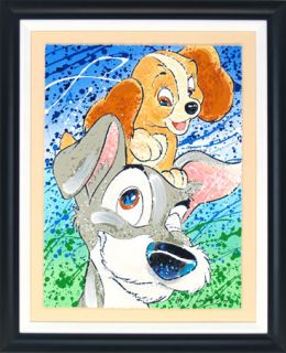 Framed Lady and The Tramp The Hair of The Dog David Willardson Disney