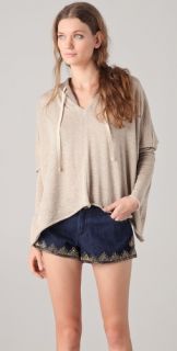 Dolan Lace Hooded Square Pullover