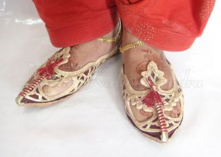Handmade Pakistani Made Womens Shoe Mojari Juti footwear Slipper