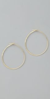 Jacquie Aiche Hammered Circle Hoops