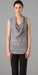 Theory Codey Cowl Neck Top