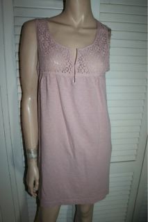 Crew Pink Spring 2011 Lace Over Dress Size M Medium