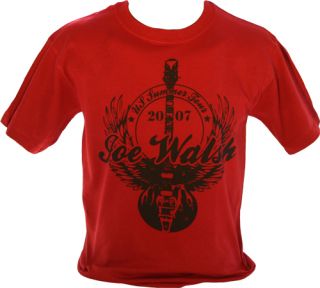 Joe Walsh Analog Man Eagles Mens Shirt 2007 Tour