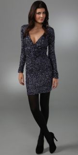 Ambre Babzoe Crossover Sequin Dress