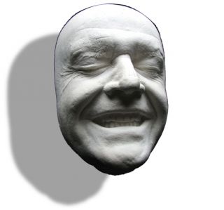 Jack Nicholson Smiling Life Mask The Shining, Batman, Joker, As Good