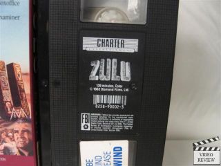 Zulu VHS Stanley Baker Michael Caine Jack Hawkins 082589000237