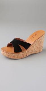 K. Jacques Kyoto Cork Slide Sandals