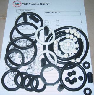 1995 Williams Jack Bot Pinball Rubber Ring Kit
