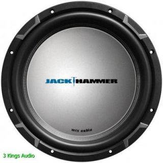 Pair MTX Jackhammer JH5512 04 12 1600W Car Subwoofers