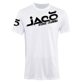 Jaco UFC Overspray White Jiu Jitsu Hybrid Training Shirt Size XL