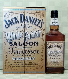 Jack Daniels White Rabbit Saloon 120th Anniversary 750ml Bottle and