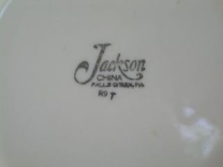 Jackson China Restaurant Plate Yellow Airbrushed