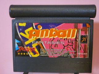 Atari Jaguar Pinball Fantasies Video Game 702763001446