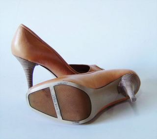 New Nine West Jai Ladies Natural Heels Shoes Size 9M