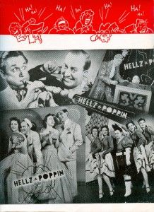 1942 Olsen Johnsons Hellzapoppin Program JC Flippen