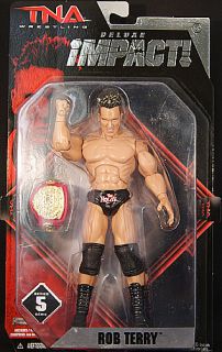 Rob Terry TNA Deluxe Impact 5 Toy Wrestling Action Figure