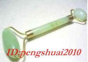  New hot Very Cozy green jade stone facial Health massage Roller Tool