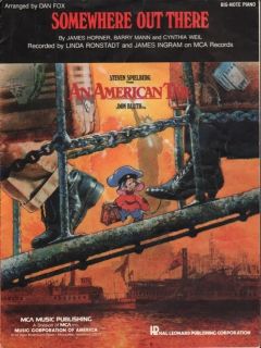 1986 James Horner Film Song An American Tail Somewhere Out There by