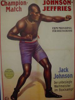  Poster Heavyweight Champion Jack Johnson vs James Jeffries