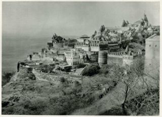 Jain Temple on Sacred Mountain of Satrunjaya; Palitana, India 1928