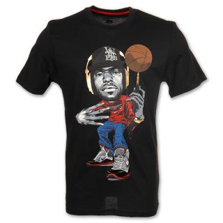 Nike Lebron James Dri Fit Comic Mens T Shirt Black Size XXL