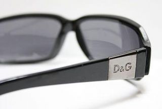 Black Dolce & and Gabbana Sunglasses D&G 2075S 6113 Wrap Sport Italy