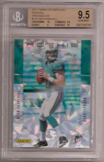 Ryan Tannehill 2012 Panini Fathers Day Packs RC Cracked Ice BGS 9 5 w