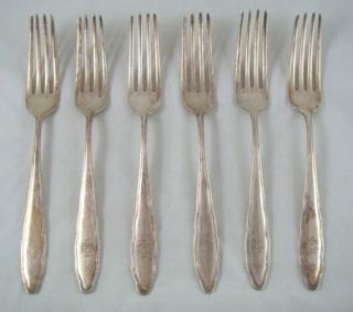 Vintage Flatware Silver Plate WMF 90 Pattern WMF10 Mixed 8PC Table
