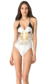We Are Handsome Deep V One Piece Swimsuit