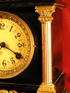 Fancy Antique New Haven Company Clock Circa 1900 Great Gift Runs