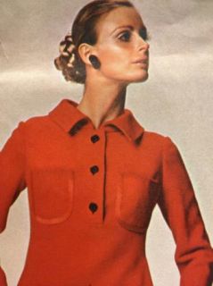 Americana Sewing Pattern James Galanos Dress 2181 Complete