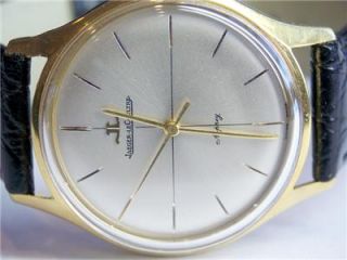 Solid 18k JAEGER LeCOULTER ASPREY Winding Watch 1960s Cal.K800* EXLNT