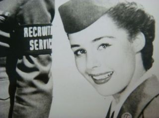 Hickman Black History Women Army Recruitment 50s Photograph