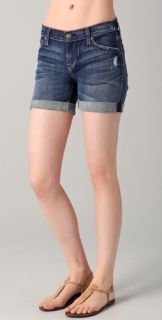 7 For All Mankind Mid Roll Up Shorts