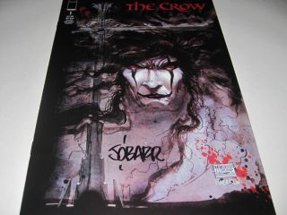  Image with McFarlane Cover Signed and Remarqued by James OBarr