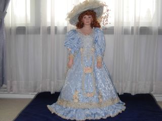 Beautiful Lady Constantine Victorian Porcelain Doll by Thelma Resch 38
