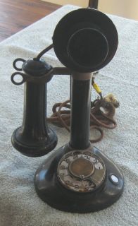 Antique Stromberg Carlson Intercom Rotary Candlestick Phone Conn. Tel