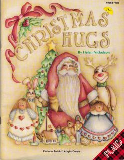 Christmas Hugs by Helen Nicholson Holiday Tole Book