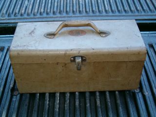 Vintage Simonsen Metal Products Co Niki Tackle Tool Box
