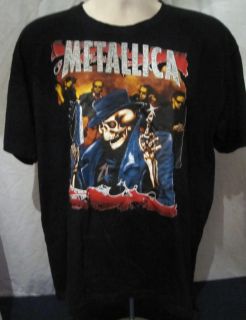 Metallica T Shirt XL James Hetfield Lars Ulrich Hammett