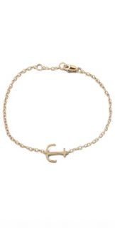 Jennifer Zeuner Jewelry Mini Anchor Charm Bracelet